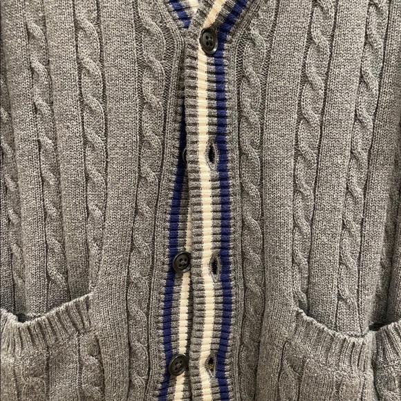 Vintage Knitted Cardigan / Wool / size: US 2-4 / Grey / very comfy - Picture 4 of 7